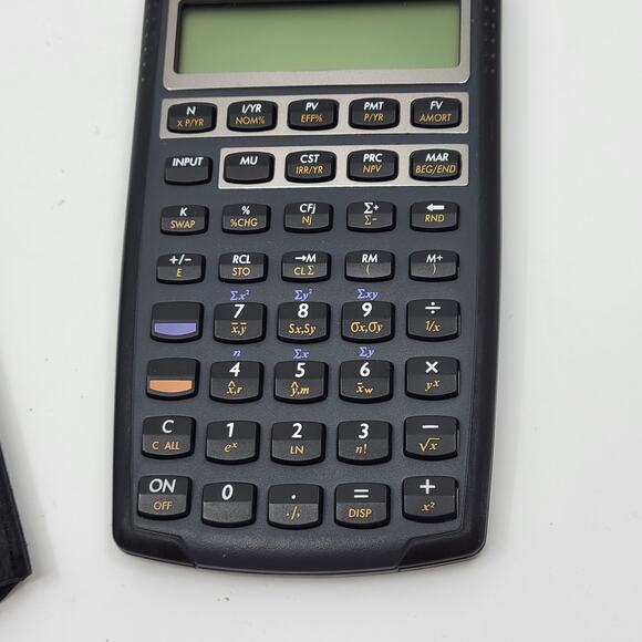 HP Hewlett Packard HP 10bII Financial Calculator With Batteries and Case - Picture 4 of 10